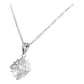 Collar Dije Nudo De Bruja Celta Con Zirconia Plata Ley S925