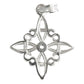 Dije Nudo De Bruja Celta Zirconia Centro Plata Ley 925