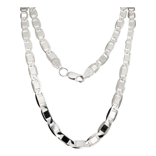 Cadena Gruesa Hombre Mujer Plata 925 Marinera 70 Cm X 6 Mm