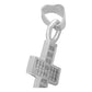 Dije Cruz Zirconias Bautizo Mujer Regalo Plata 925 2.4 Cm