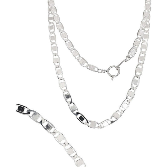 Cadena Gruesa Hombre Mujer Plata 925 Marinera 65 Cm X 5 Mm
