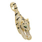 Joyaris Dije Tigre Dorado  Mujer Zirconias Lujo 58mm Dorado