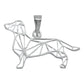 Dije Calado Chico Mascota Perro En Plata Solida Ley 925