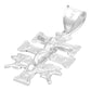 Dije Cruz Caravaca Troquelada Cristo Angeles Plata 925 3.5cm Plateado