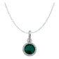 Juego De Cristal Dije Aretes Cadena Mujer Regalo Plata 925