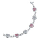 Pulsera Corazones Zirconias Amor Mujer Regalo Plata 925