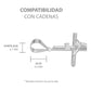 Joyaris Dije Cruz Tubular Con Cristo En Bulto Amuleto De Protección En Plata .925, 6 Cm Regalo Para Hombre