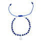 Pulsera Ajustable San Benito Ojo Turco Artesanal Plata 925