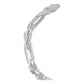 Pulsera Gruesa Torsal Figaro Hombre Plata Italy 925 6 Mm