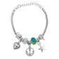 Pack 2 Pulseras Ajustable Charms Cadena Serpiente Mujer