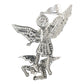 Dije Grande San Miguel Arcangel Zirconias Plata Solida 925