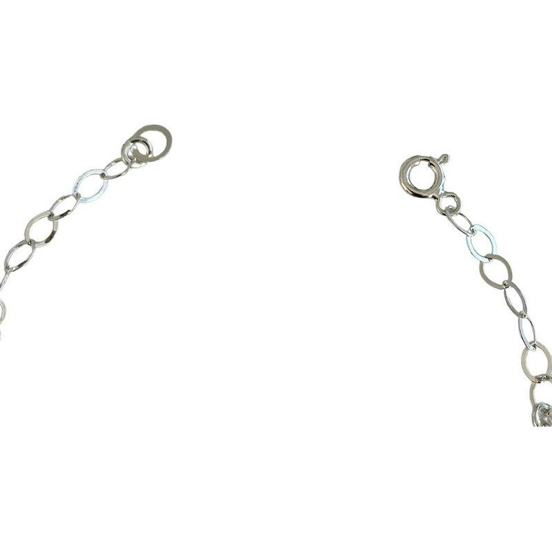 Pulsera Ajustable Nudo De Bruja Triqueta Ojo Turco Plata 925