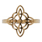 Anillo Ajustable Nudo Bruja Mujer Regalo En Acero Inoxidable
