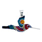 Colibri Dije Aretes Cadena Piedras Conjunto Chico Plata 925