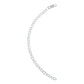 Pulsera Marinera Abierta Lisa Regalo Mujer Plata 925 2 Mm