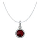 Juego De Cristal Dije Aretes Cadena Mujer Regalo Plata 925
