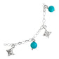 Pulsera Ajustable Nudo De Bruja Cuarzos Naturales Plata 925