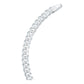 Pulsera Cuba Diamantada Cerrada Hombre Mujer Plata 925 5 Mm
