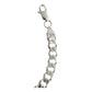Esclava Hombre Pulsera Cubana Diamantada Plata Ley 925 7 Mm Plateado 7 Cm 18 Cm