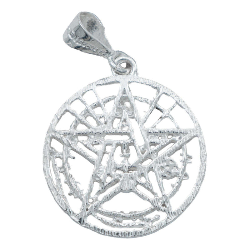 Dije Tetragramaton Pentagrama Regalo Mujer Hombre Plata 925