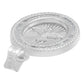 Dije Medalla Oval Espiritu Santo Zirconias Plata 925 1.4 Cm Blanco