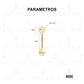 Aretes Broquel Dormilona Bola Bebe Agujerar #000 2mm Oro 10k