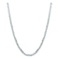 Cadena Cubana Cerrada Hombre Mujer Plata 925 80 Cm X 5 Mm Plateado