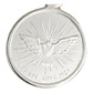 Dije Medalla Espiritu Santo Chica Plata Pura Ley 999