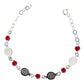 Pulsera Ajustable Con Medallas De San Benito Plata Ley S925