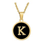 Collar Letras Iniciales Acero Inoxidable Regalo Mujer Amor