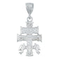 Dije Cruz Caravaca Grande Angeles Regalo Hombre Plata 925