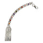 Pulsera Ajustable Placa De San Benito Zirconias Plata .925