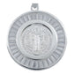 Dije Grande Doble Vista San Benito Bisel Baguette Plata 925