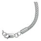 Pulsera Tejido Malla Regalo Hombre Mujer Plata 925 4 Mm
