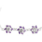 Pulsera Flores Con Zirconias Amor Regalo Plata Ley 925