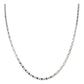 Cadena De Plata Ley .925 Marinera Grabada 45 Cm X 1 Mm Plateado