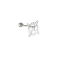 Aretes Nudo De Bruja Mujer Dama Regalo Laser Plata Pura 925