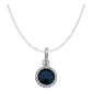 Juego De Cristal Dije Aretes Cadena Mujer Regalo Plata 925
