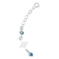 Pulsera Ajustable Nudo De Bruja Triqueta Ojo Turco Plata 925