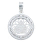Dije Medalla Laser Buda Zirconias Hombre Mujer Plata 925