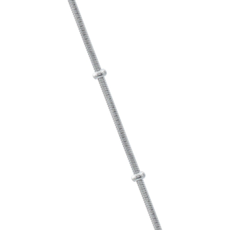 Cadena Bolitas Acero Inoxidable Mujer Regalo 45 Cm X 1 Mm