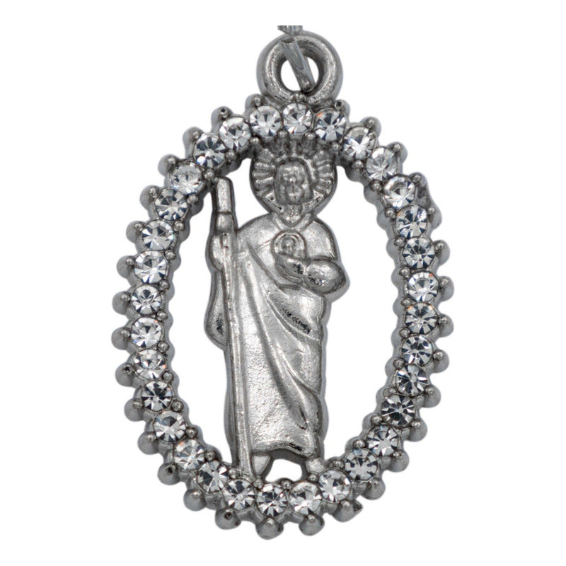 3 Collares San Judas  Piedras Con Cadena Cadena Hombre Mujer