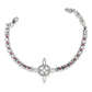 Pulsera Nudo De Bruja Con Zirconias De Colores En Plata S925