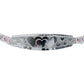 Pulsera Ajustable Zirconias Placa Corazón Amor Plata 925