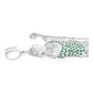 Dije 3d Medalla San Judas Tadeo Grande Zirconias Plata 925 Verde