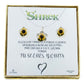 Shrek Aretes Collar Girasol Promesa Regalo Amor Plata S925