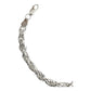 Pulsera Gruesa Torzal Hombre Plata Solida Ley 925 5 Mm