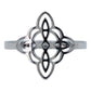 Anillo Ajustable Nudo Bruja Mujer Regalo En Acero Inoxidable