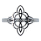 Anillo Ajustable Nudo Bruja Mujer Regalo En Acero Inoxidable