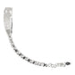 Pulsera Ajustable Dama Placa San Judas Grabado Plata Ley 925